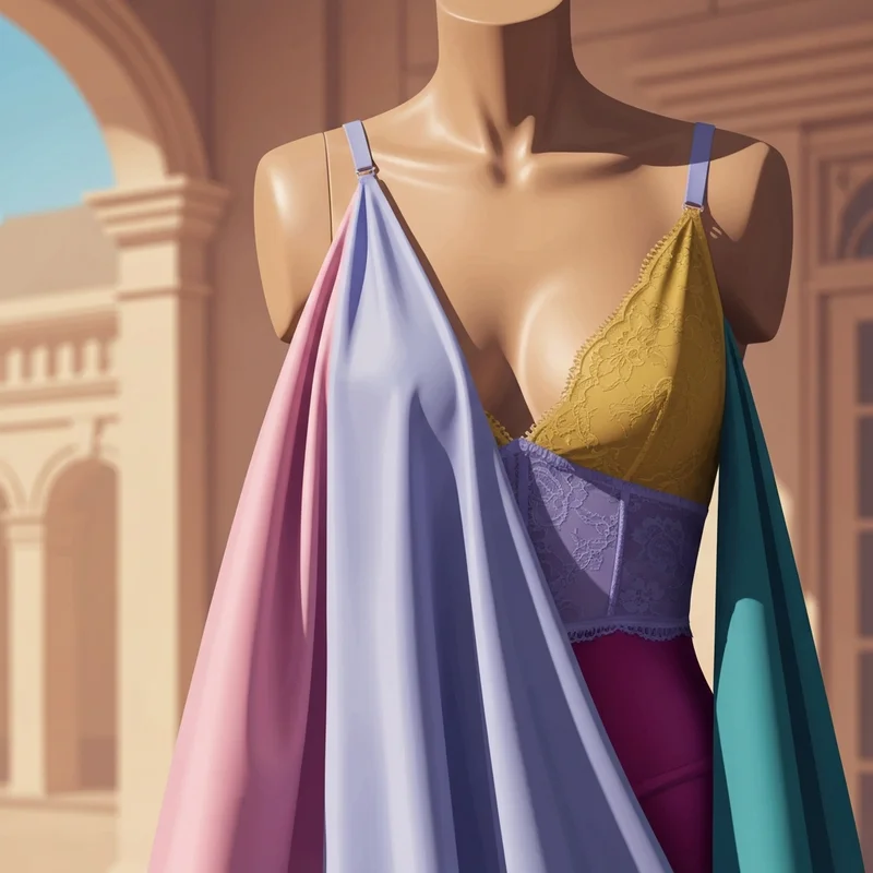 A close-up of a high-quality bra cup 38 showing the supportive construction and elegant lace detailing.