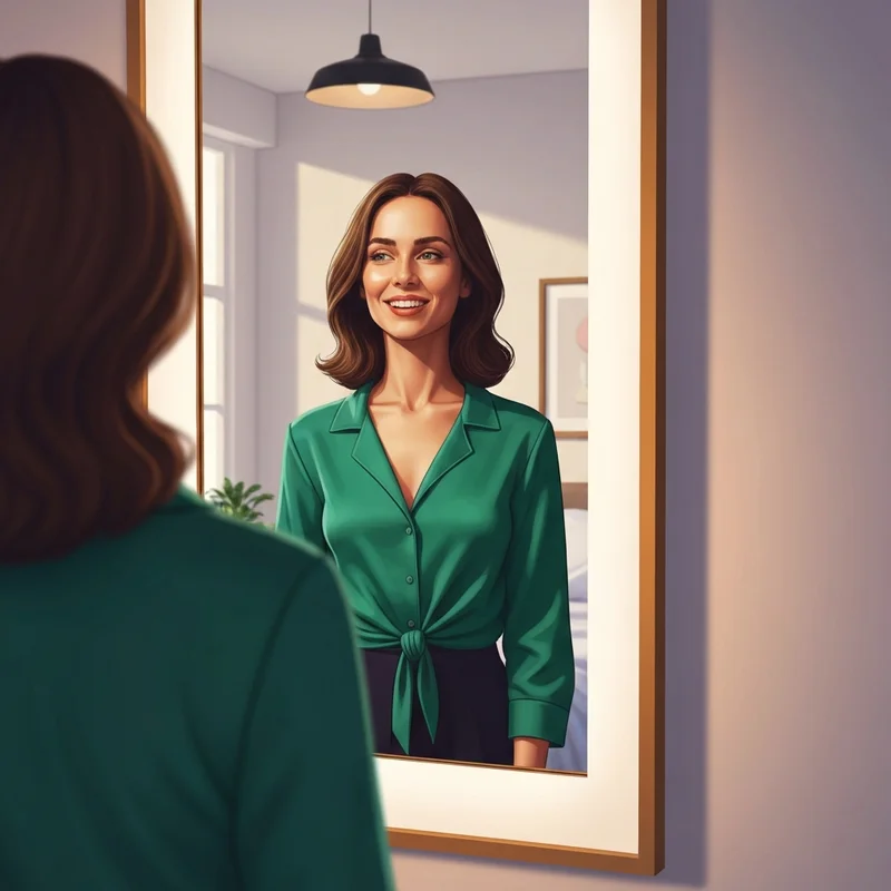 A young woman showcasing the confidence gained from wearing the best bra for small chest to look bigger.