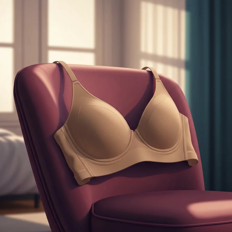 A high-quality wireless behave bra displayed in a serene, sunlit setting to emphasize comfort and support.