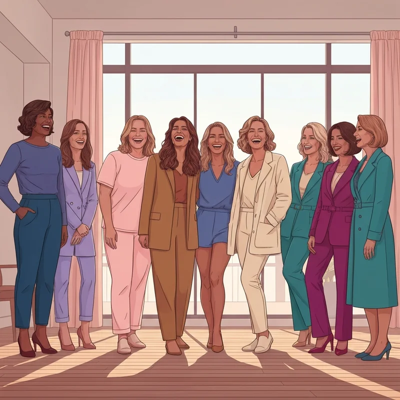 A group of diverse women embracing their unique bodies, moving beyond the question of what bra size is average.