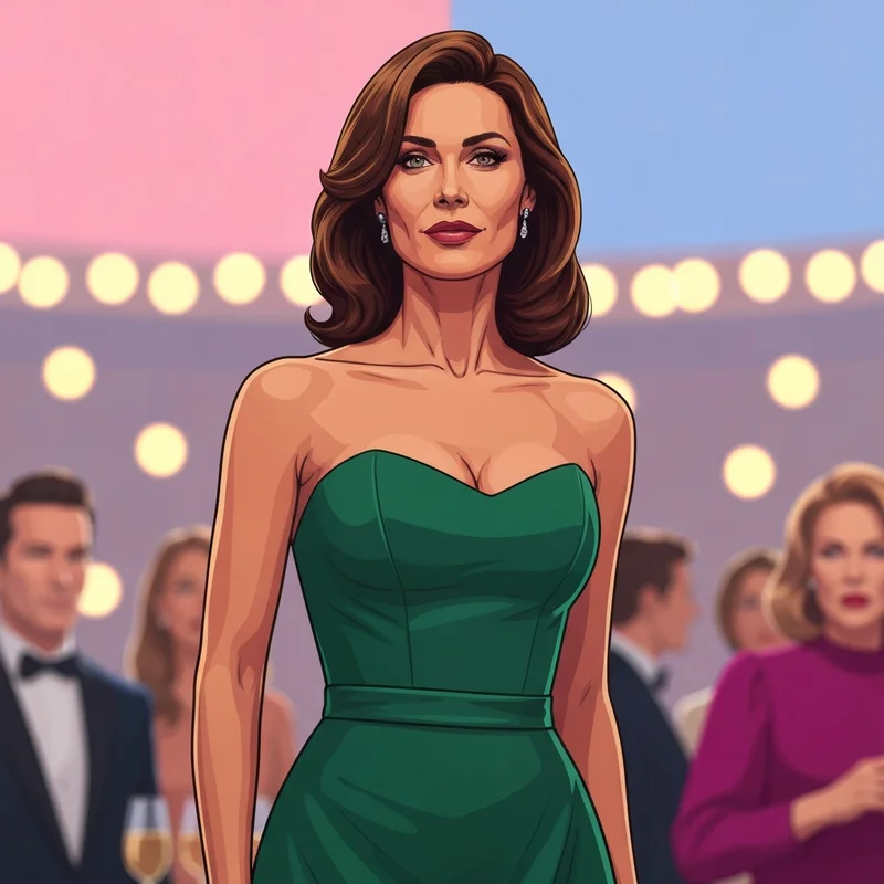 A woman exuding confidence in a formal dress supported by high-quality strapless bra shapewear.