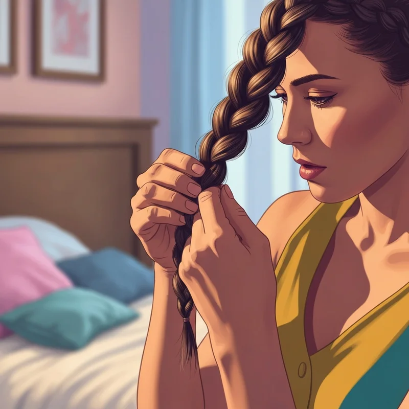 A detailed comparison of a French vs Dutch Braid showing the different textures and volume.