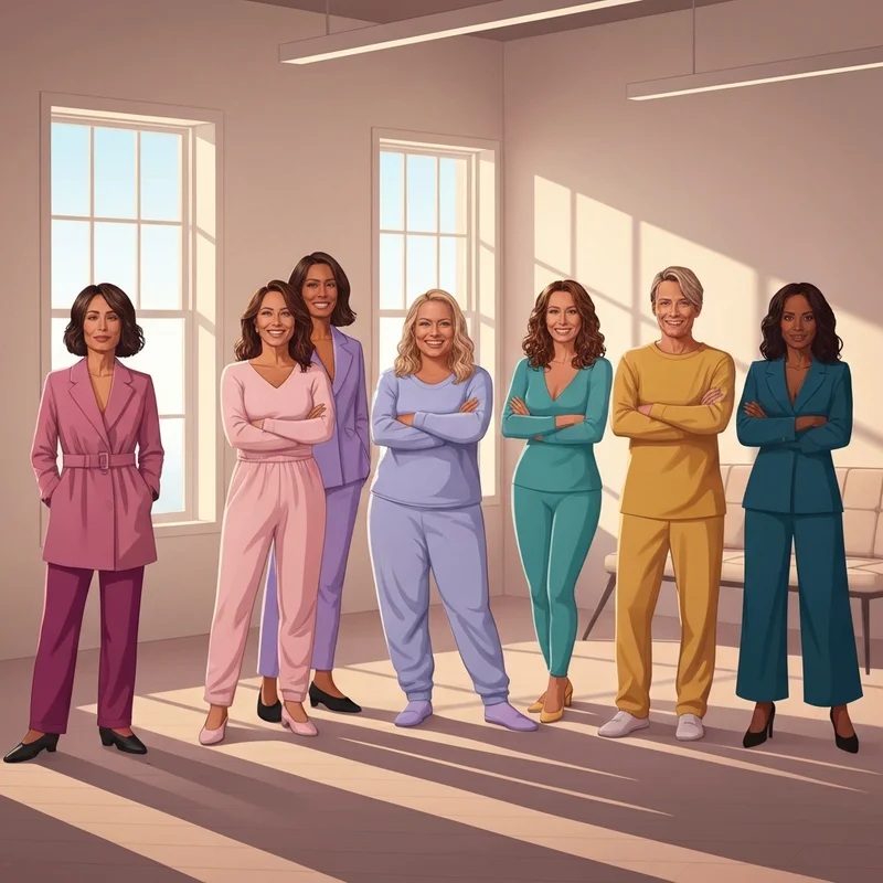 A group of diverse women celebrating body positivity and discussing the average bra size in usa in a bright, modern loft.