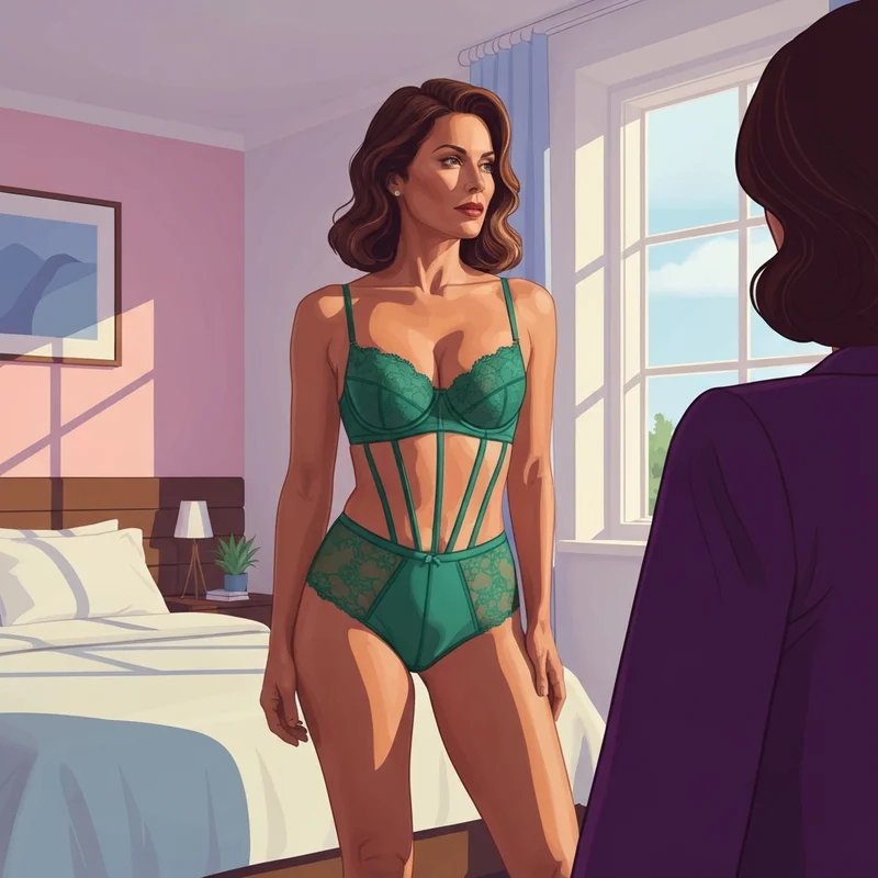 A woman wearing a perfectly fitted 38ddd bra that provides lift and confidence.