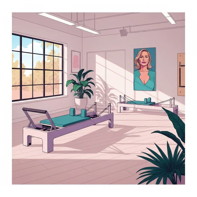 A luxury boutique studio for pilates sarasota featuring high-end reformer equipment and a sun-drenched coastal aesthetic.