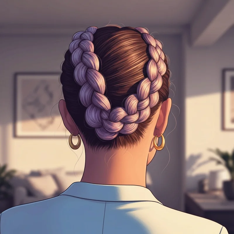 A close-up of a woman showing what is a dutch braid with a clear 3D ridge and high-volume texture.