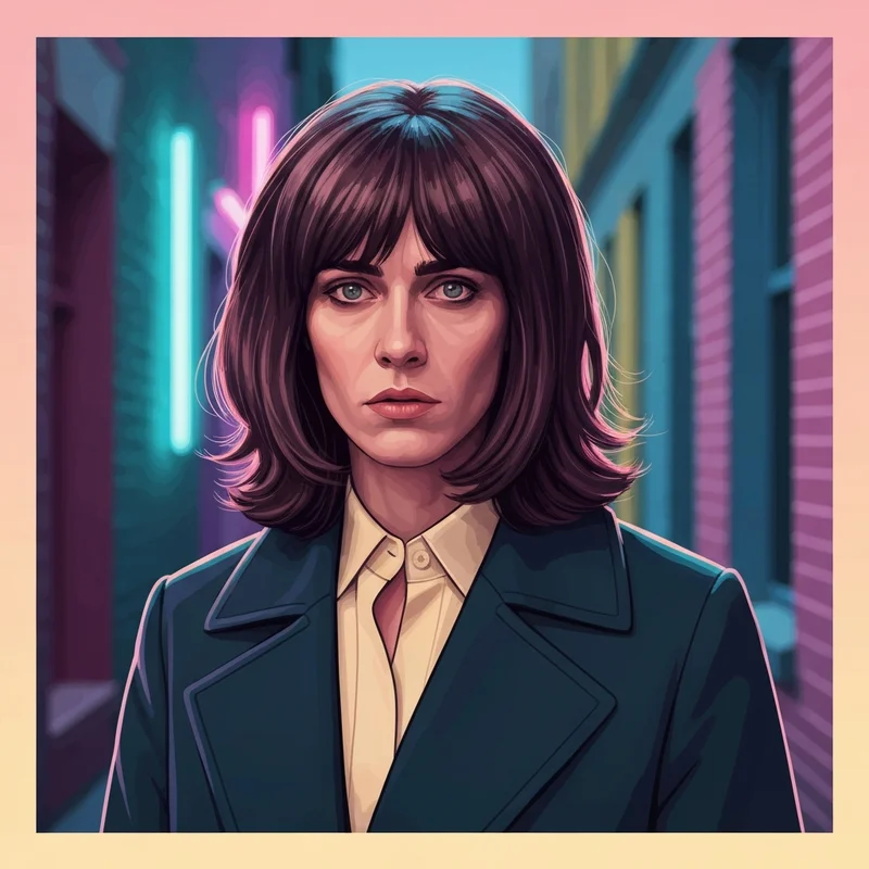 A cinematic portrait representing the unconventional heartthrob energy of Barry Keoghan in a gritty urban setting.