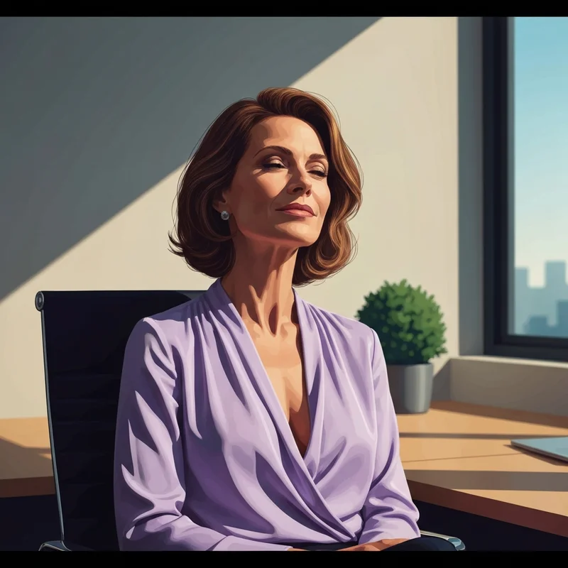 A woman showcasing the refined silhouette and elongated neck achieved through Trapezius Botox treatment.