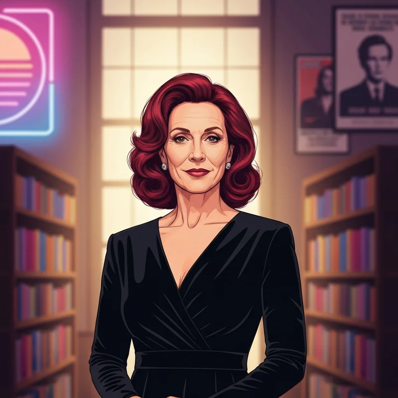 Molly Ringwald representing the evolution of an 80s icon into a modern activist.