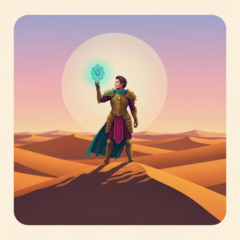 A player celebrating the completion of the osrs desert diary in the Kharidian sands.