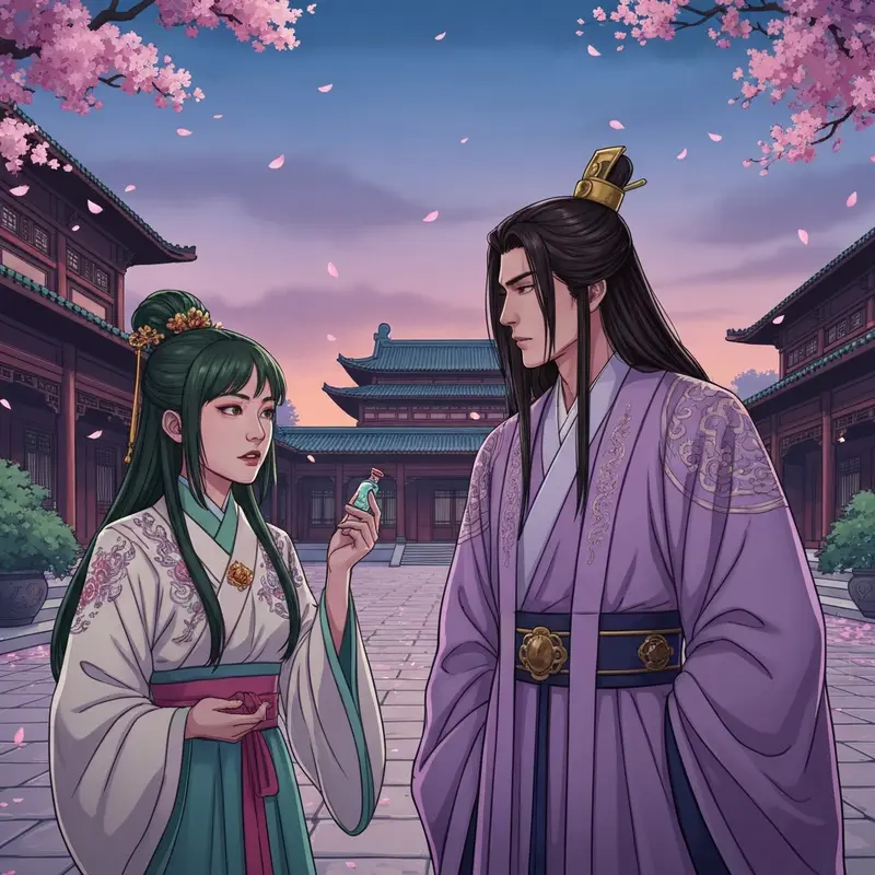 The Apothecary Diaries Season 3 promotional art featuring Maomao and Jinshi in a palace setting.