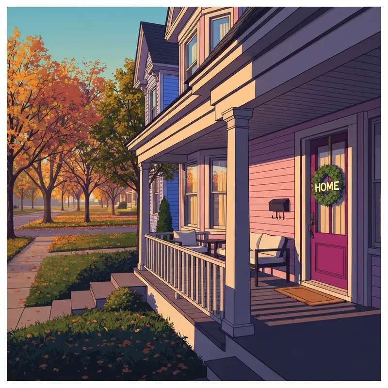 A beautiful suburban house for sale in Bowling Green Ohio with a well-maintained lawn and historic architecture.