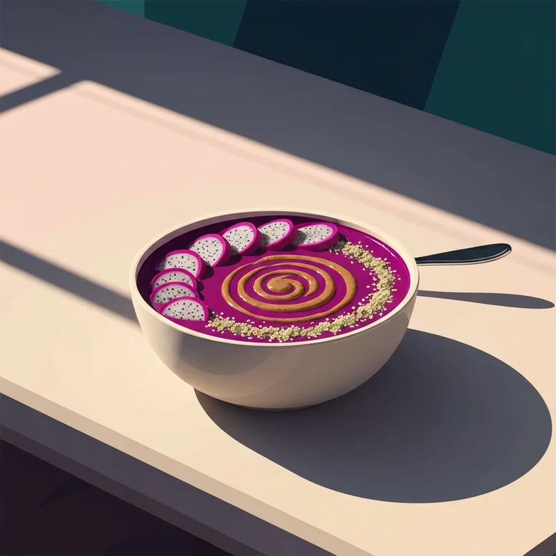 A thick and vibrant smoothie bowl made with the best acai for acai bowls featuring fresh fruit toppings.