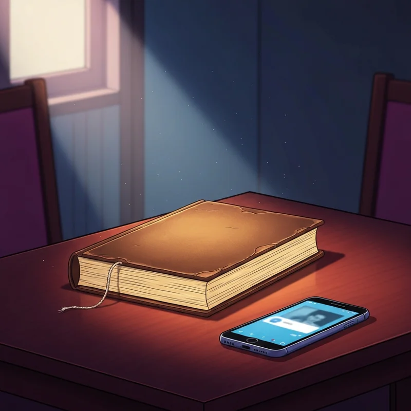 A glowing weathered diary with a frayed thread, symbolizing The Diary of Jane meaning and one-sided obsession.