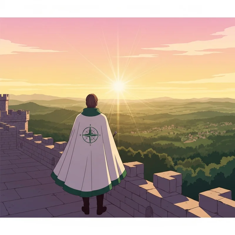 A player character celebrating the completion of the osrs diary with the achievement cape.