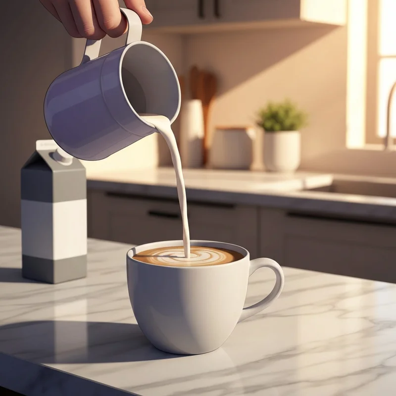 A close up of a creamy latte revealing what oat milk does starbucks use for the perfect foam.