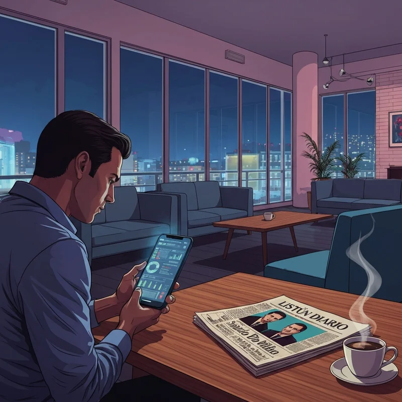 Strategic sports analysis featuring the guia deportiva listin diario in a modern Dominican setting.