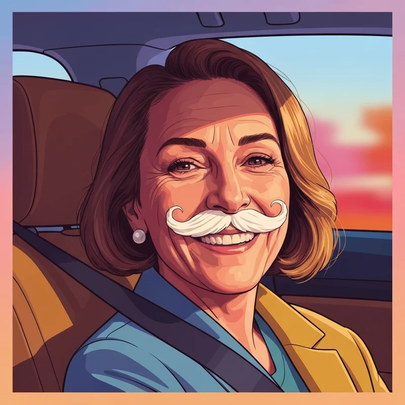 A happy dog enjoying a treat after asking does dunkin do pup cups at the drive-thru.