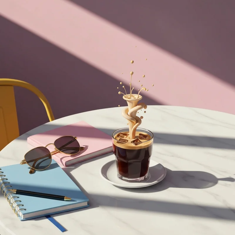 A woman enjoying the healthiest drinks at Starbucks in a sunlit cafe.