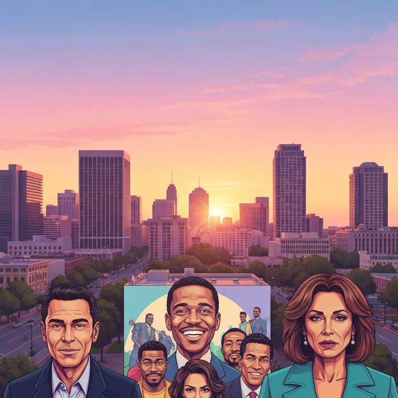 A mural tribute to Slim Dunkin in the heart of Atlanta, symbolizing brotherhood and the golden era of trap music.