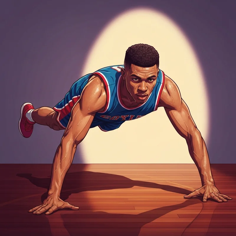 VJ Edgecombe diving for a loose ball during a Philadelphia 76ers game showing high-motor effort.