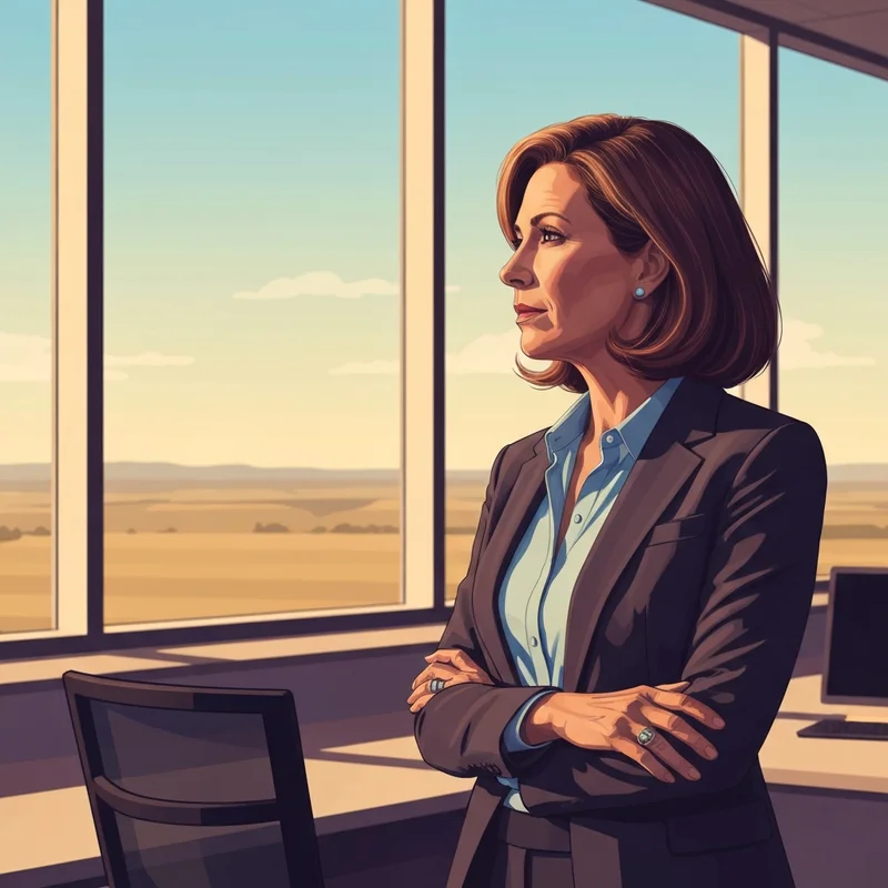 A professional woman reflecting on the future of her province and the Alberta independence movement.