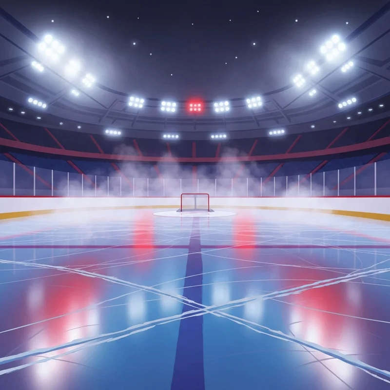 The high-stakes atmosphere of the panthers vs blues hockey game at Enterprise Center.