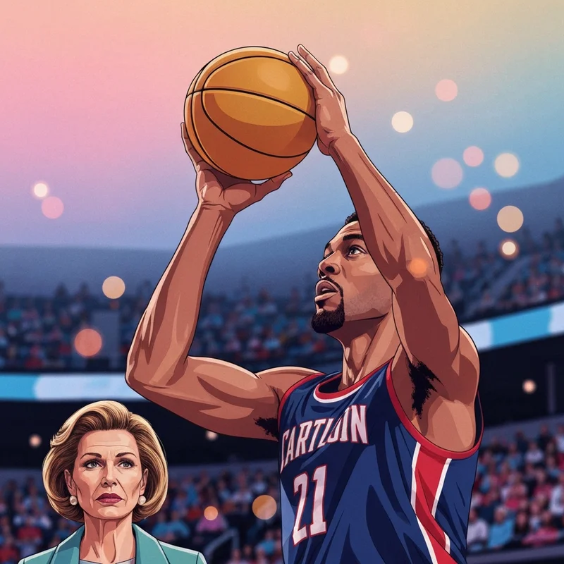 Kyshawn George shooting a mid-range jump shot for the Washington Wizards.