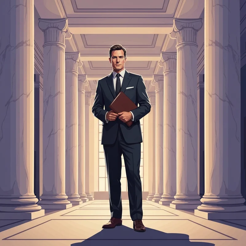 Kevin Warsh as a potential candidate for the Federal Reserve Chair standing in a professional setting.