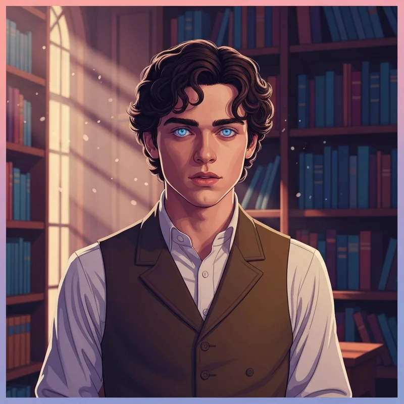 Close-up of Gavin Casalegno portraying a younger version of a classic character, highlighting the gavin casalegno vampire diaries aesthetic.