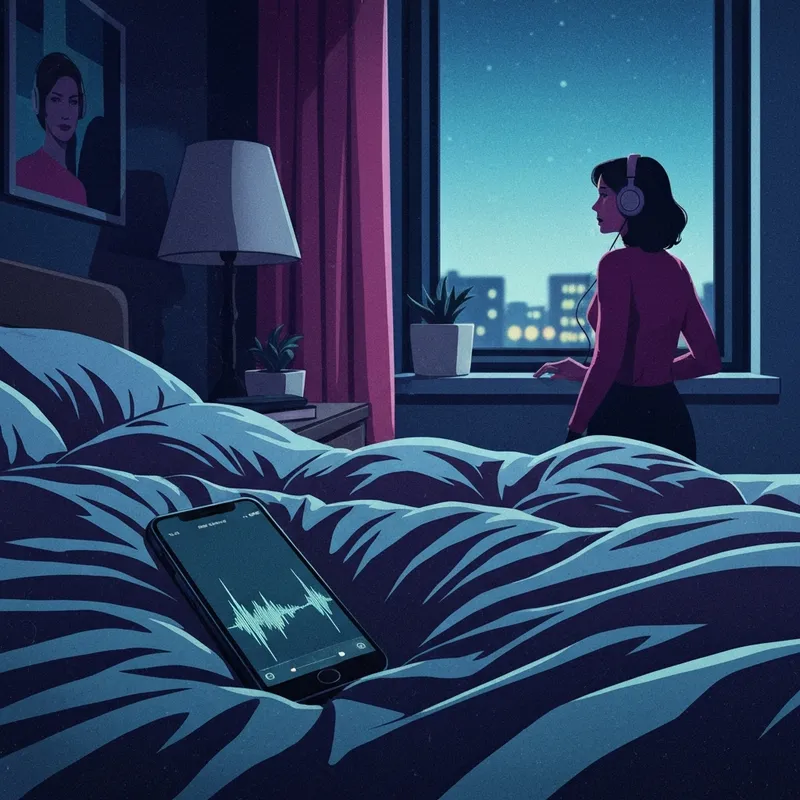 A glowing smartphone in a dark room representing the obsession with the Frank Ocean snippet i read your diary every line.