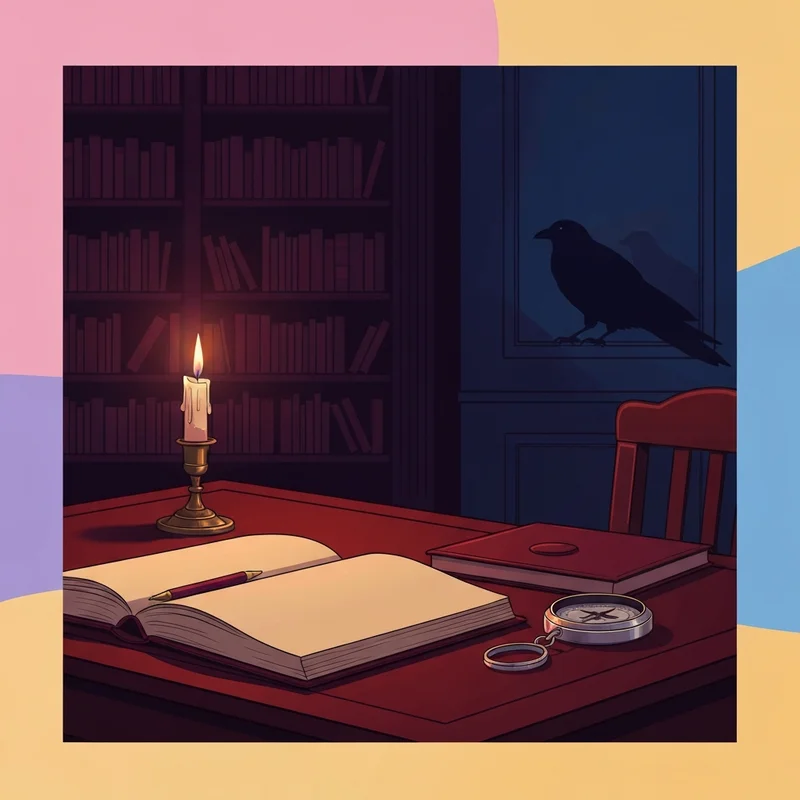 A dark academia setting representing the themes of vampire diaries series 5.