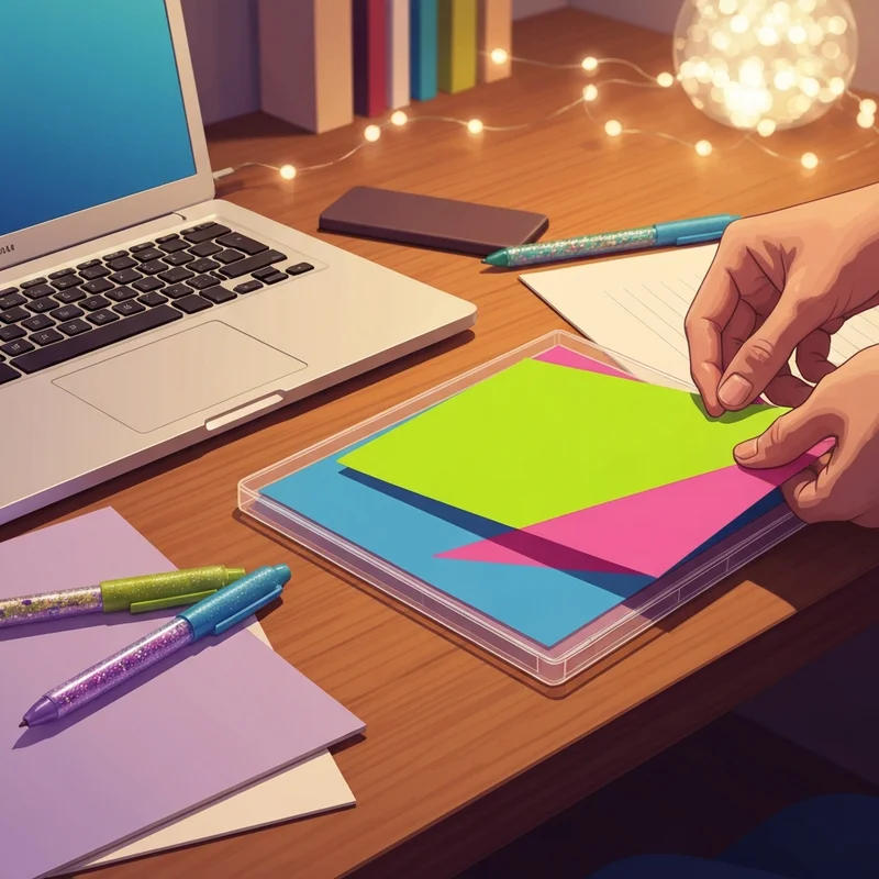 A vibrant and nostalgic dear dumb diary dvd cover print being used for a DIY bedroom decor project.