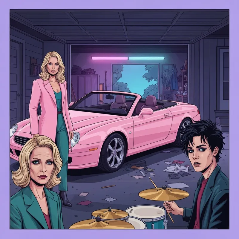 A creative visual representation of the regina george and rodrick heffley crossover trend.