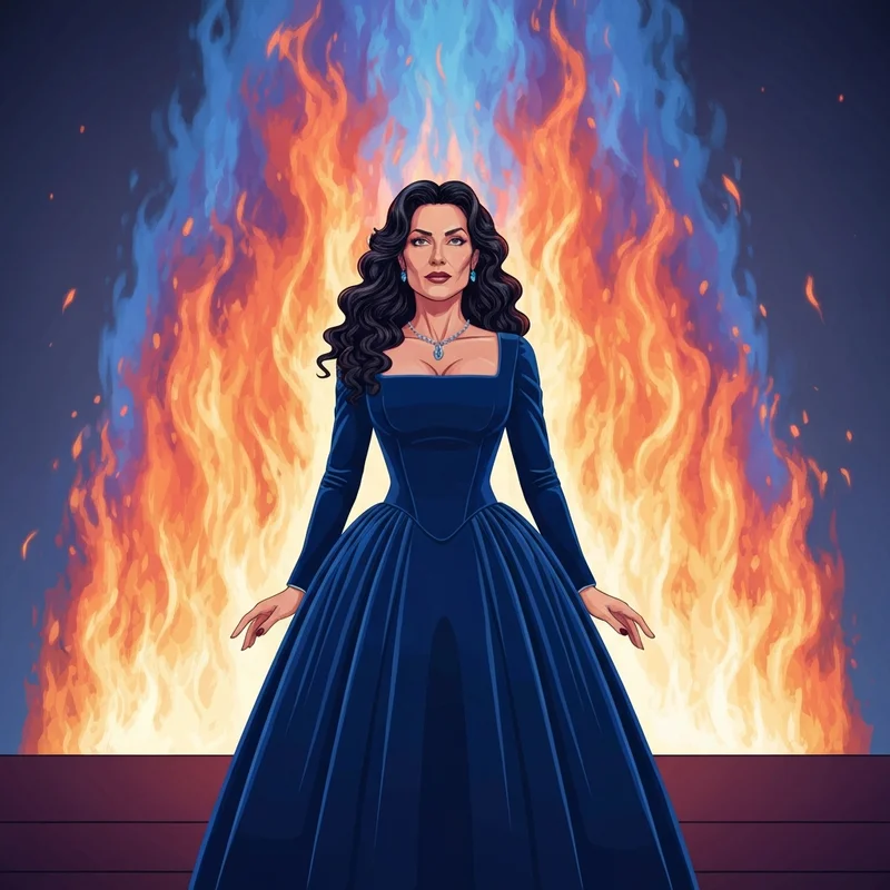 A dramatic scene showing the final moments of a legendary survivor, answering the question: does katherine die in vampire diaries.