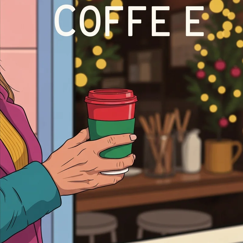 A person enjoying a quiet moment with a coffee cup, wondering is starbucks open on christmas day.