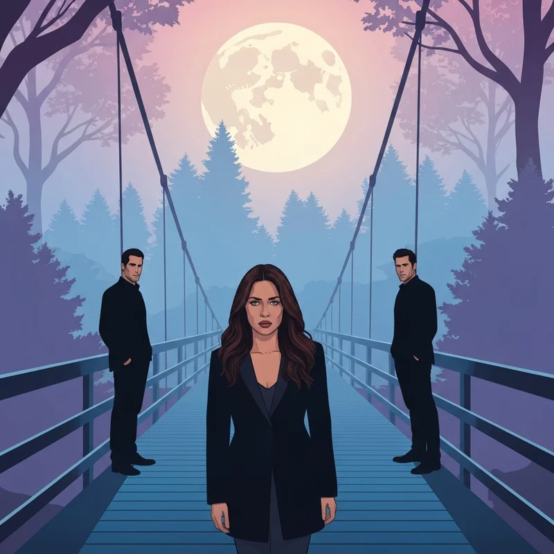 A dramatic scene of the Salvatore brothers and Elena Gilbert representing the emotional tension of vampire diaries season 3.