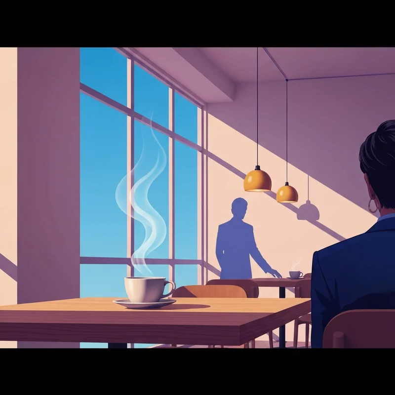 A peaceful morning coffee shop scene showing what time does starbucks open in the morning for early birds.