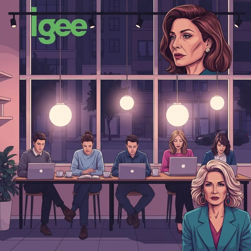 A cozy coffee shop atmosphere at night highlighting late starbucks hours.