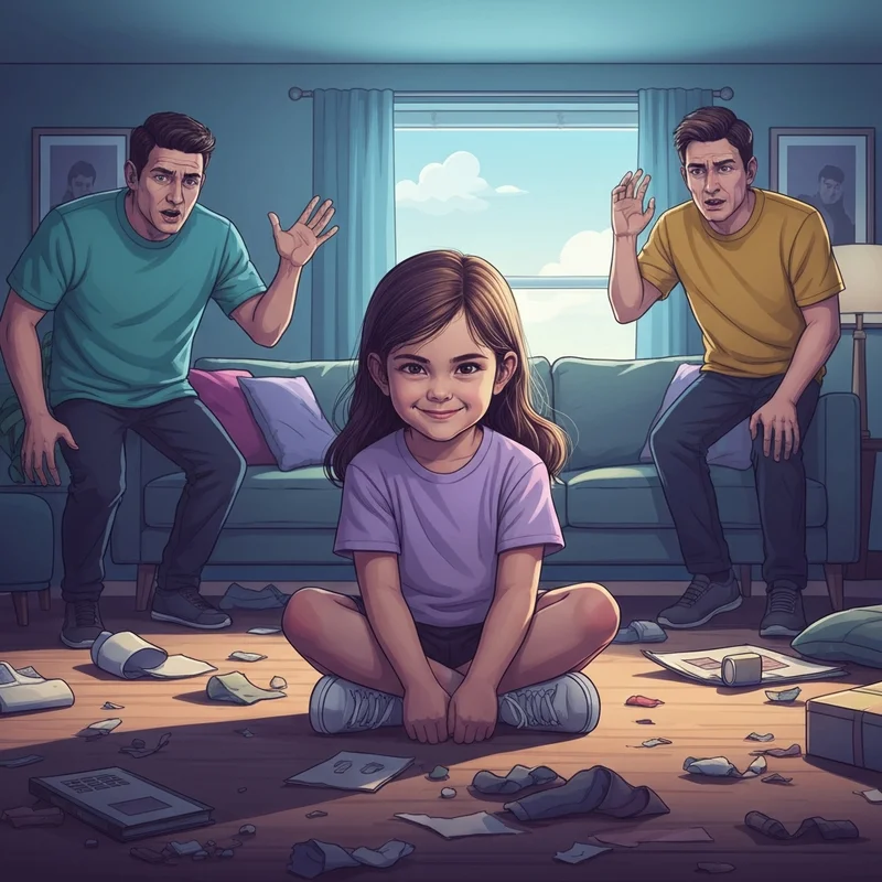 A visual representation of the Manny Diary of a Wimpy Kid archetype showing a manipulative younger sibling.