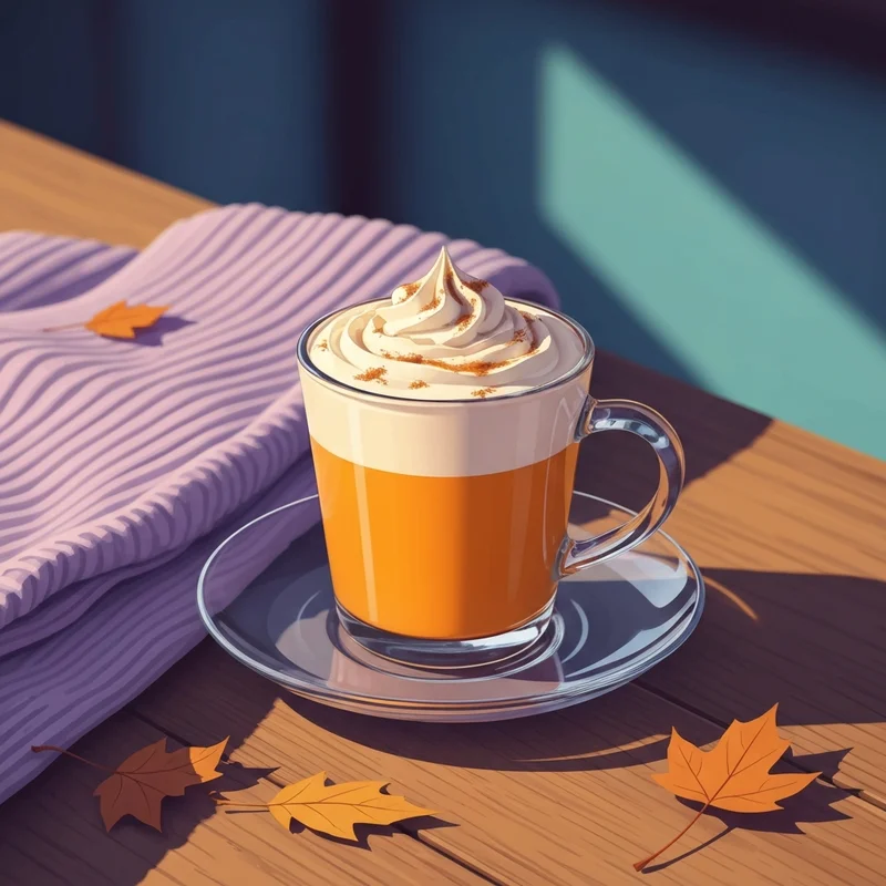 A delicious and aesthetic dunkin donuts pumpkin spice signature latte with whipped cream and cinnamon.