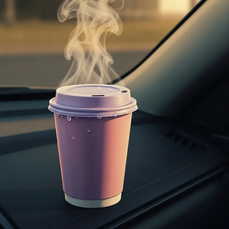 A steaming hot beverage cup representing the $50 million starbucks lawsuit.