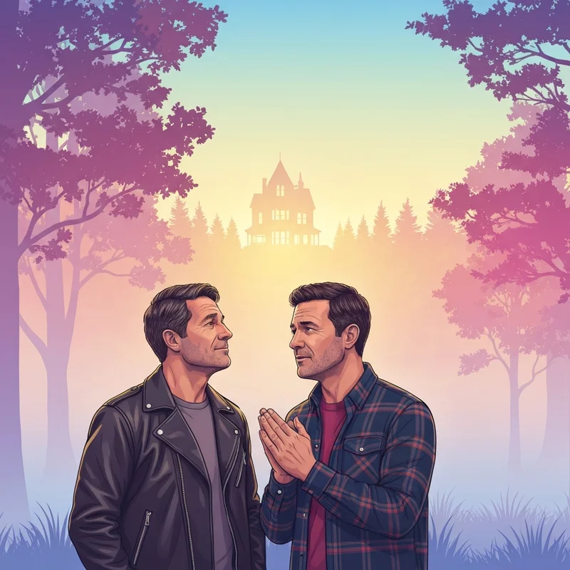 A symbolic representation of the Salvatore brothers from the finale where we find out does stefan die in vampire diaries.