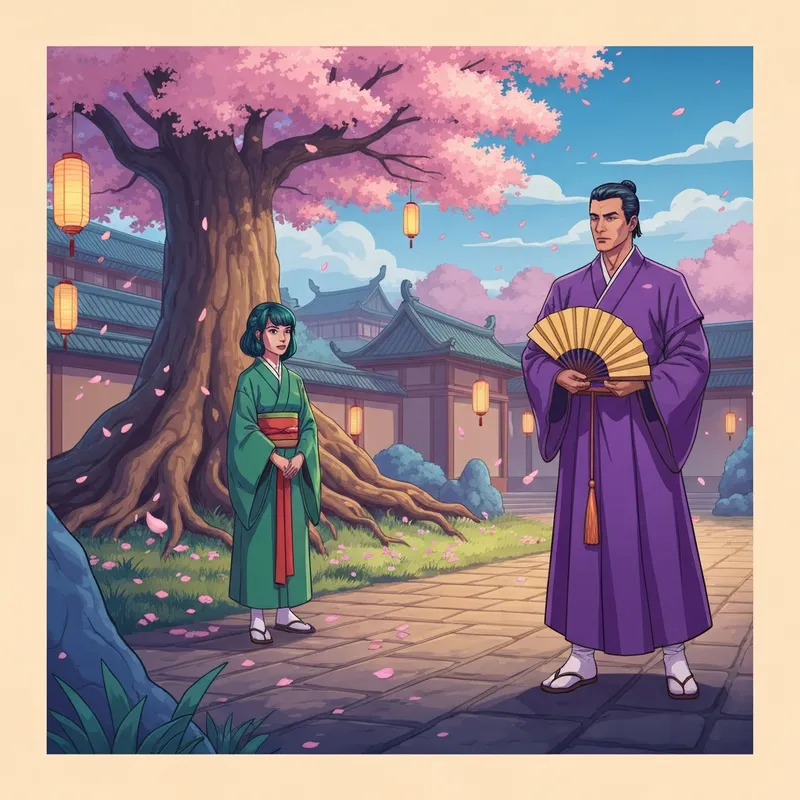 Detailed map of the apothecary diaries family tree showing Maomao and Jinshi's connections.