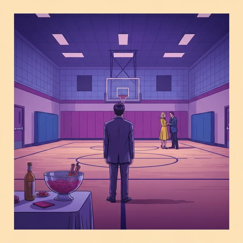 A nostalgic scene depicting the social isolation themes found in diary of a wimpy kid: the third wheel.