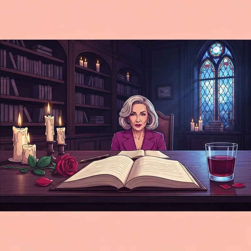 A moody gothic setting representing the aesthetic of how many seasons are on the vampire diaries.