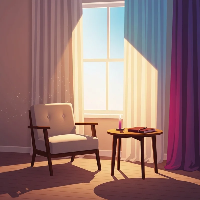 Un espacio sereno para realizar la oracion diaria y encontrar paz interior