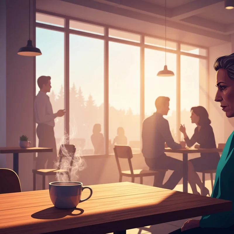 A cozy interior of a Starbucks Yakima location with a warm coffee cup on a wooden table.