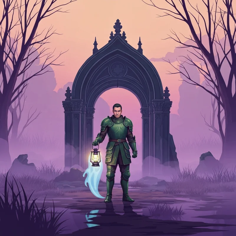 A character completing the osrs morytania diary tasks in the swamp.