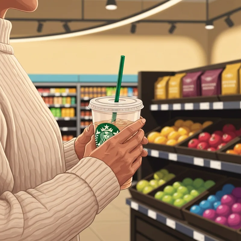 A person holding a cold drink at a location where they checked does starbucks accept ebt to enjoy a morning treat.